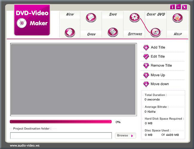 DVD Video Maker Free AVD