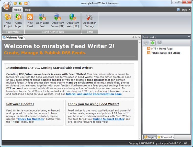 Feed Writer RSS Editor