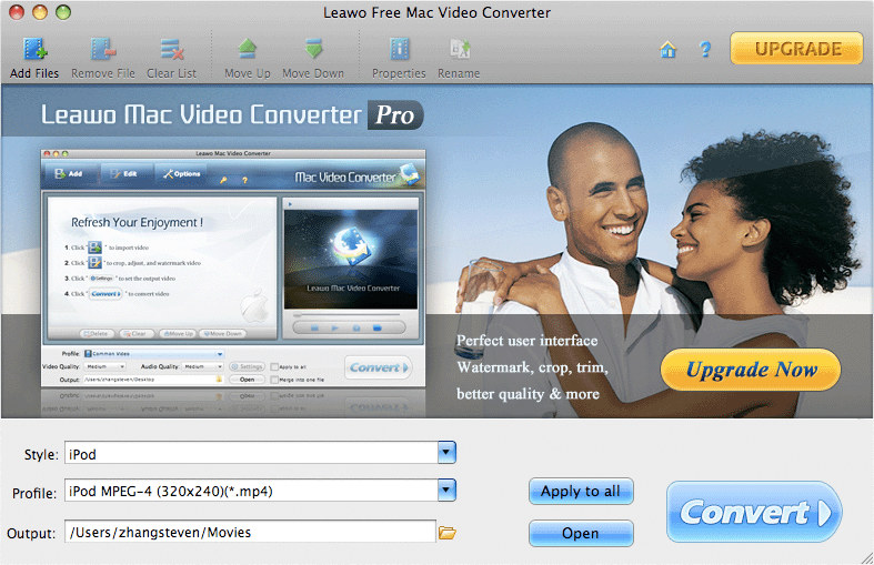Leawo Free Mac Video Converter