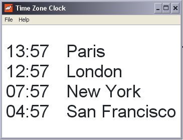 Time Zones Clock