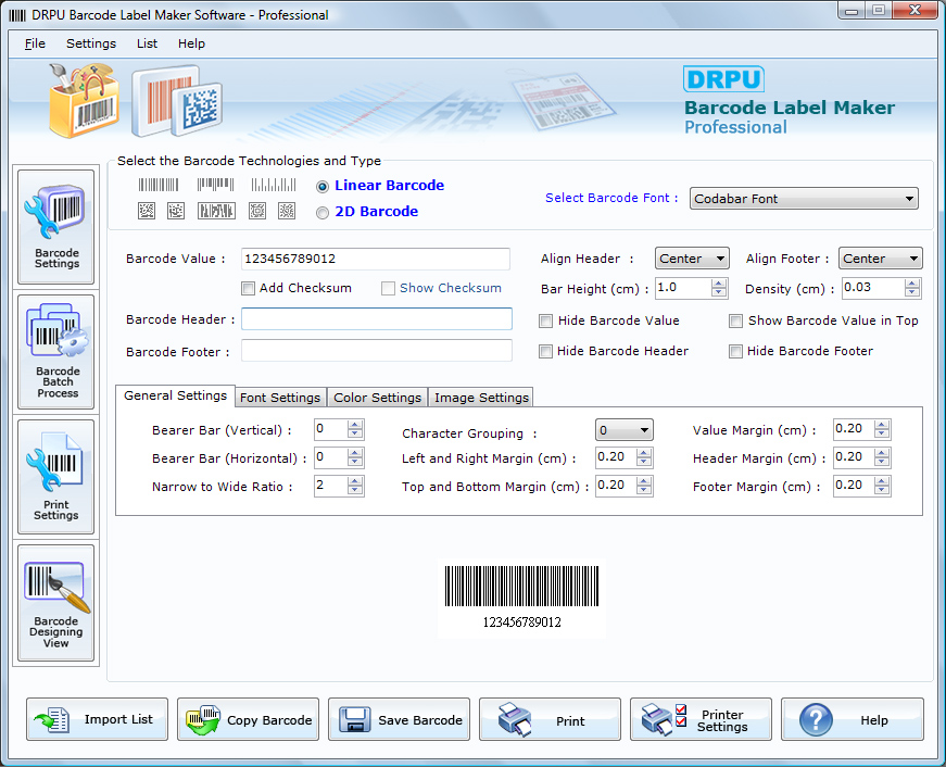 Barcode Mark Package