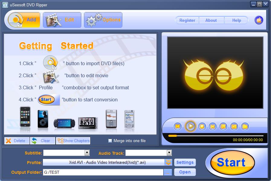 uSeesoft DVD Ripper MP3 & Audio Rippers and Encoders - Free Software ...