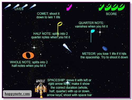 Music Notes In Space HN