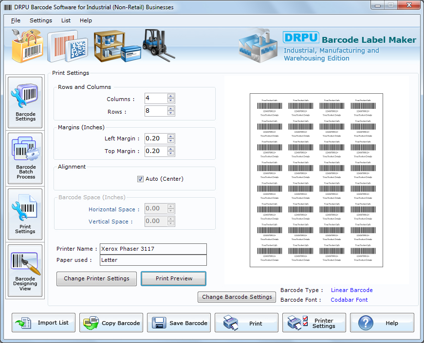 Simple Production Bar Code Label manufacturing barcode labels softwares - Free download - FreeWares