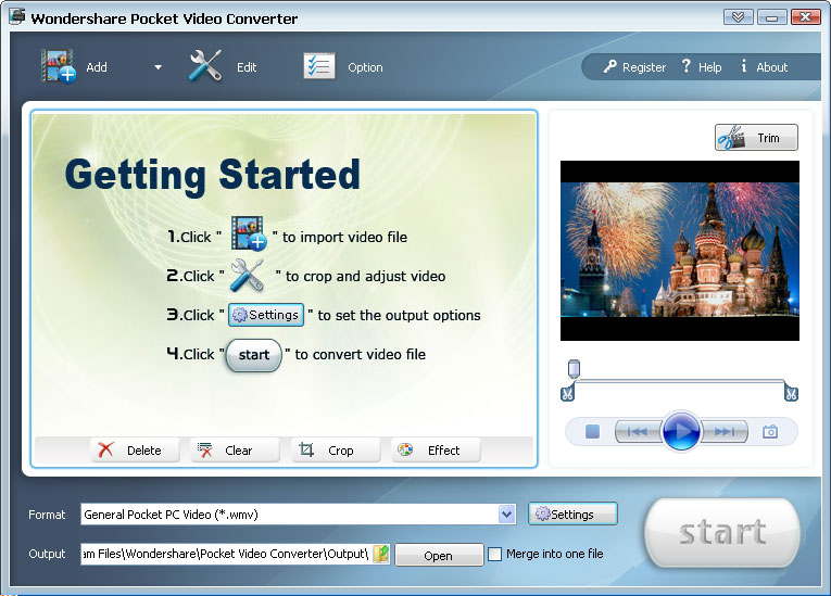 Wondershare Pocket Video Converter