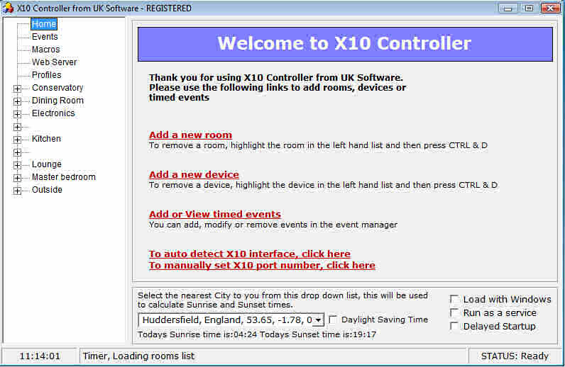 X10 Controller