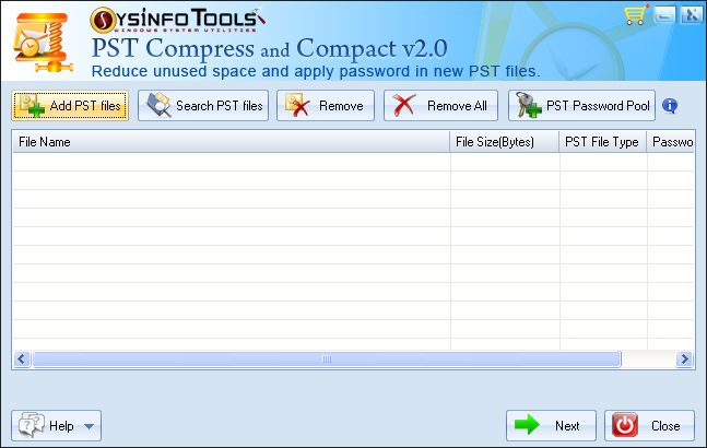 SysInfotools PST Compress and Compact
