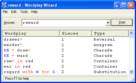 Crossword Wordplay Wizard