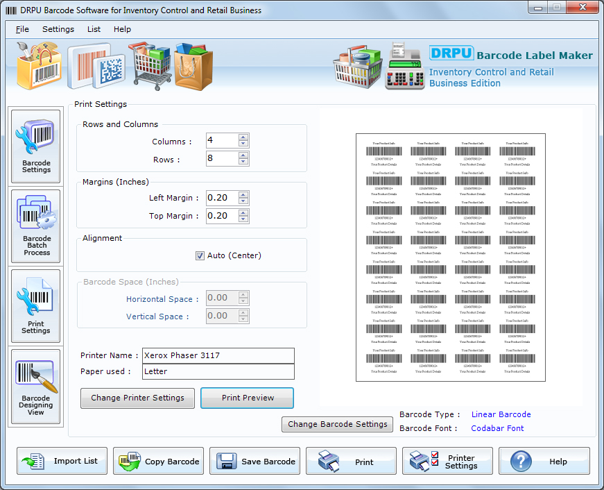 Barcode Fonts for Inventory Control