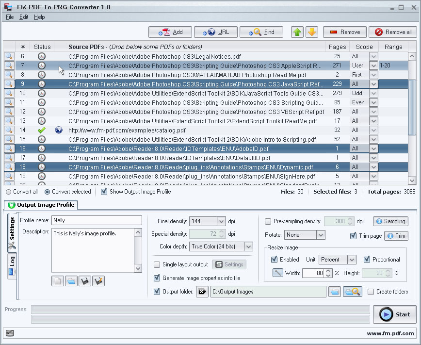 FM PDF To PNG Converter