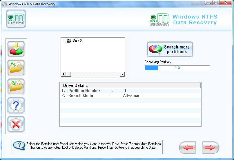Recover NTFS Data
